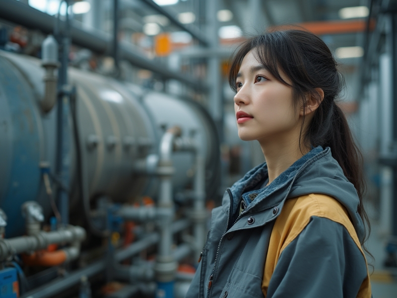 大型流化床鍋爐現(xiàn)場(chǎng)