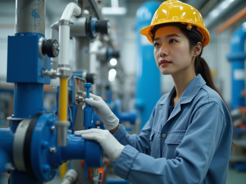 大型工業(yè)水處理除鹽系統(tǒng)現(xiàn)場(chǎng)