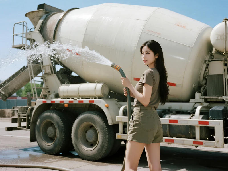 混凝土拌合現(xiàn)場(chǎng)